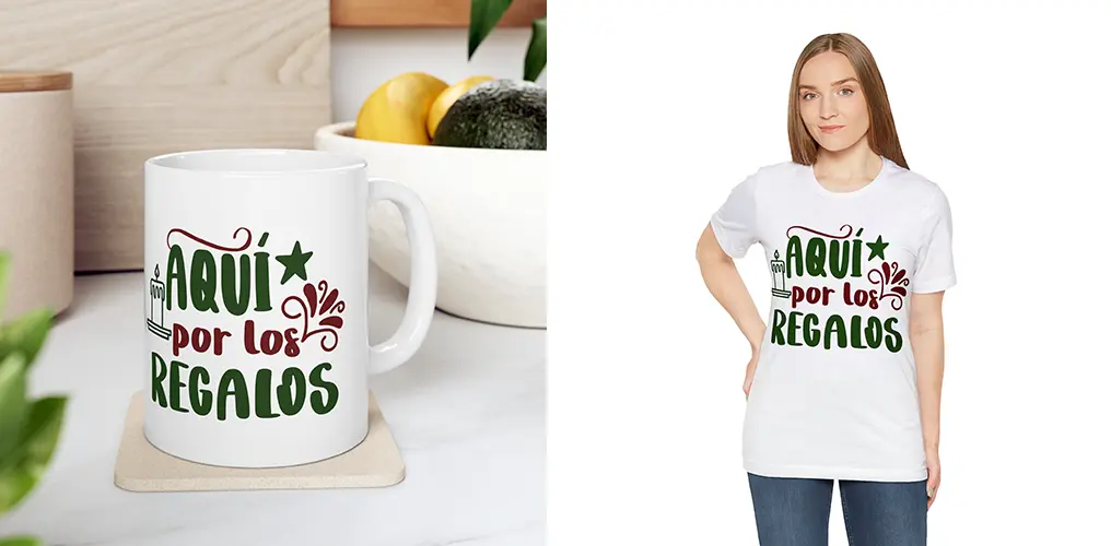 Mockups de productos que se pueden crear con esta plantilla