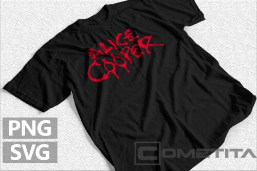 Plantilla Vector de Logo de Alice Cooper Sangre