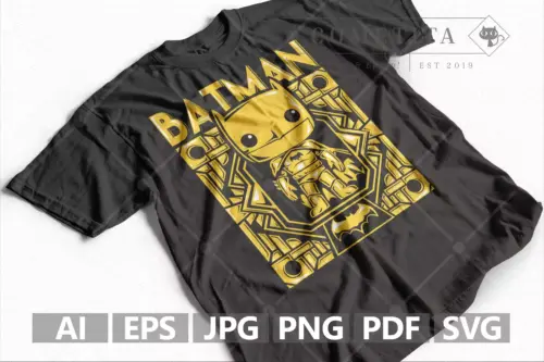 Plantilla Vector de Batman Funko