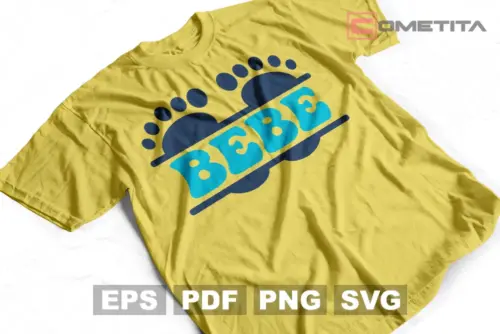 Plantilla Bebe Para Imprimir, Sublimar y Cortar (EPS, SVG, PNG y PDF)
