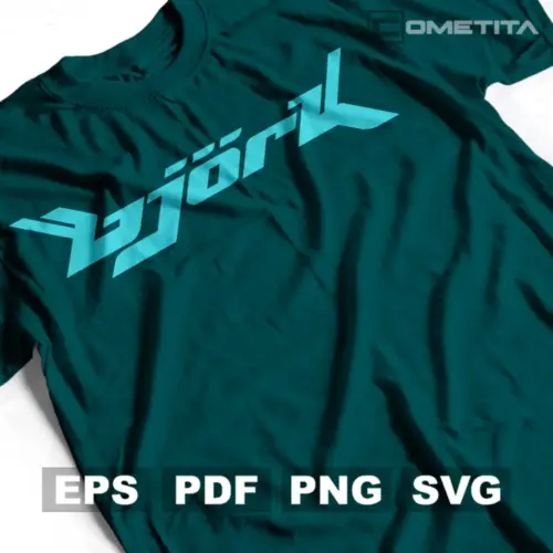 Plantilla Vector de Logo de Björk Para Imprimir, Sublimar y Cortar (EPS, SVG, PNG y PDF)