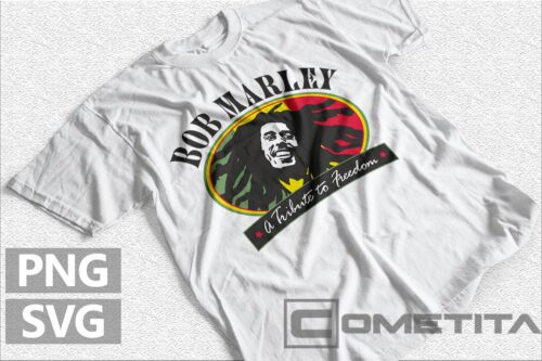 Plantilla Vector de Bob Marley A Tribute to Freedom