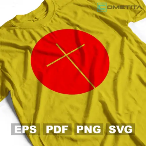 Plantilla Vector Religiosa Círculo Cruz Para Imprimir, Sublimar y Cortar (EPS, SVG, PNG y PDF)