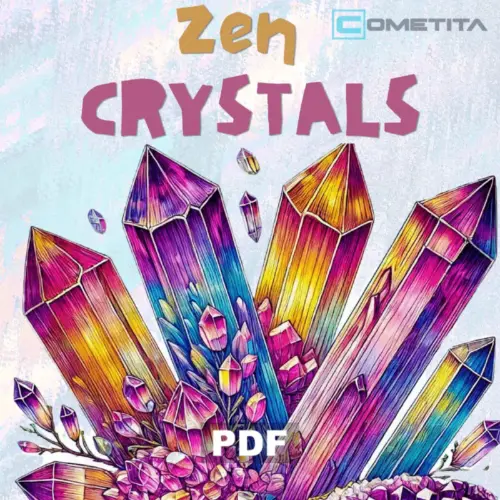 Cristales Zen: Libro de Colorear para Todas las Edades
