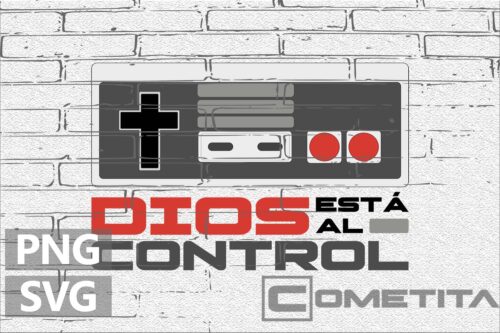 Dios Está al Control – Gráfico Vector Para Sublimados