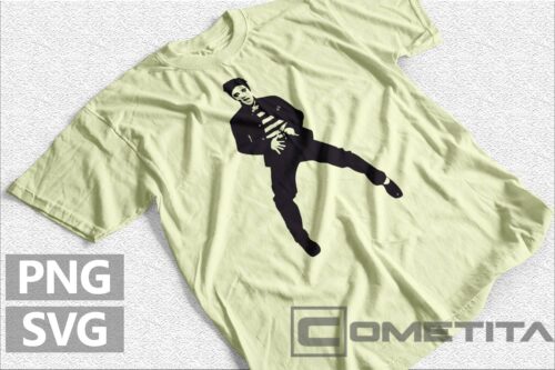 Plantilla Vector de Elvis Presley Baile