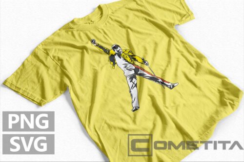 Plantilla Vector de Freddie Mercury Figura