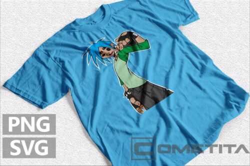 Plantilla Vector de Gorillaz 9