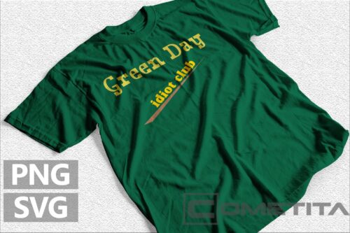 Plantilla Vector de Green Day Idiot Club