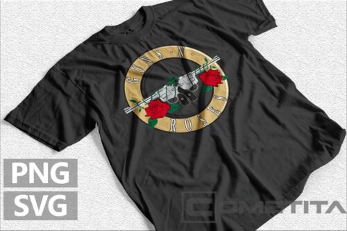 Plantilla Vector de Guns n Roses Logo Color