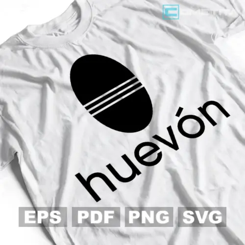Plantilla Vector Chistosa "Huevón" Para Imprimir, Sublimar y Cortar (EPS, SVG, PNG y PDF)