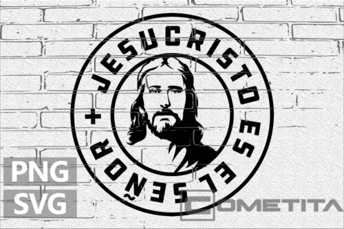 Jesucristo es el Señor – Gráfico Vector Religioso