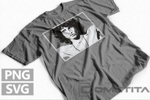 Plantilla Vector de Jim Morrison