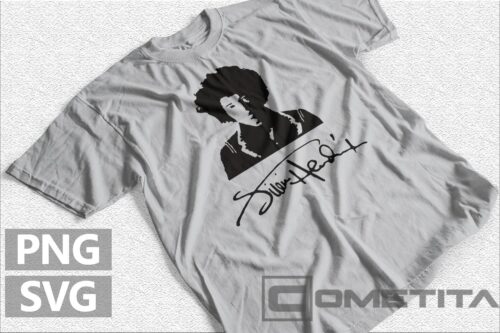 Plantilla Vector de Jimi Hendrix Firma