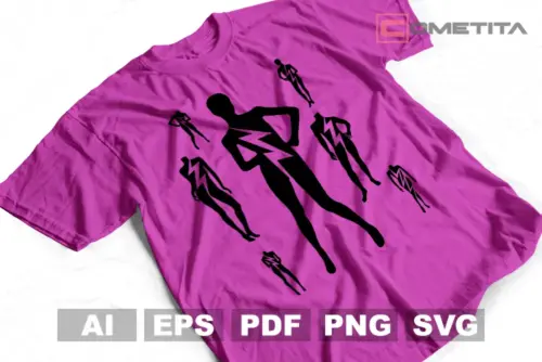 Plantilla de Maniquís de Lady Gaga Para Imprimir y Sublimar — Ideal para Camisetas, Tazas, Cojines y Más