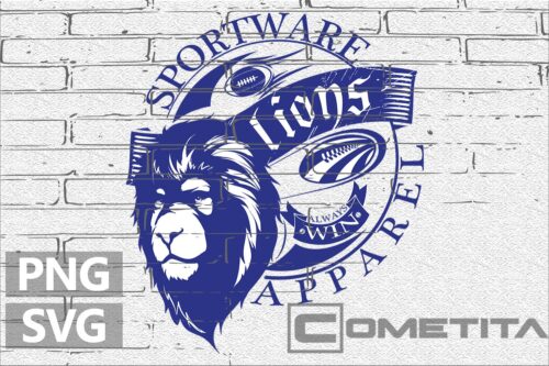 Lions Apparel – Gráfico Vector Gratuito Para Sublimados