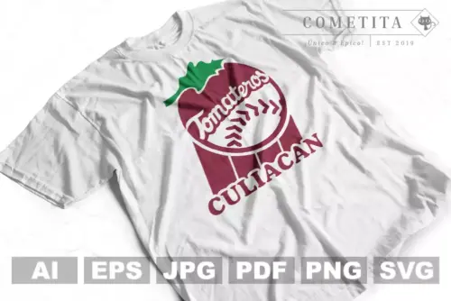 Plantilla Vector de Logo de Tomateros de Culiacán 3