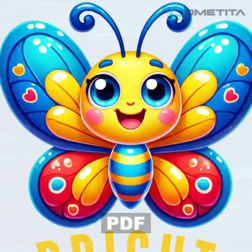 Mariposas Brillantes: Libro de Colorear para Todas las Edades