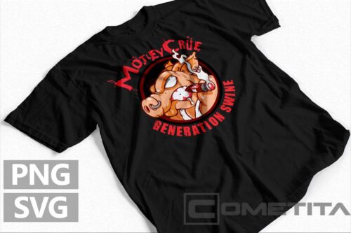 Plantilla Vector de Motley Crue Generation Swine