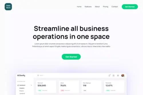 Página Web Para Saas, App, Servicios Digitales