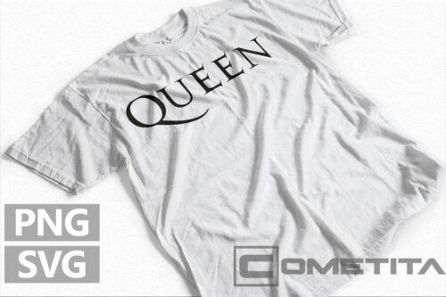 Plantilla Vector de Logo de Queen