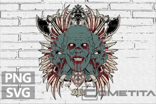 Reino Zombie – Gráfico Vector Para Sublimados
