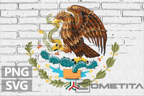Símbolo Patrio Mexicano – Gráfico Vector
