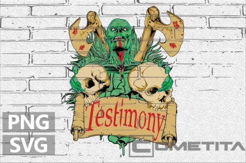 Testimony – Gráfico Vector Para Sublimados