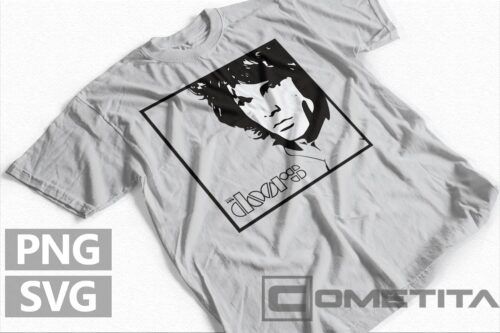 Plantilla Vector de Jim Morrison The Doors