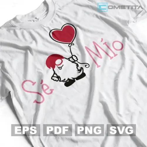 Sé Mío — Vector de San Valentín Para Imprimir, Sublimar y Más