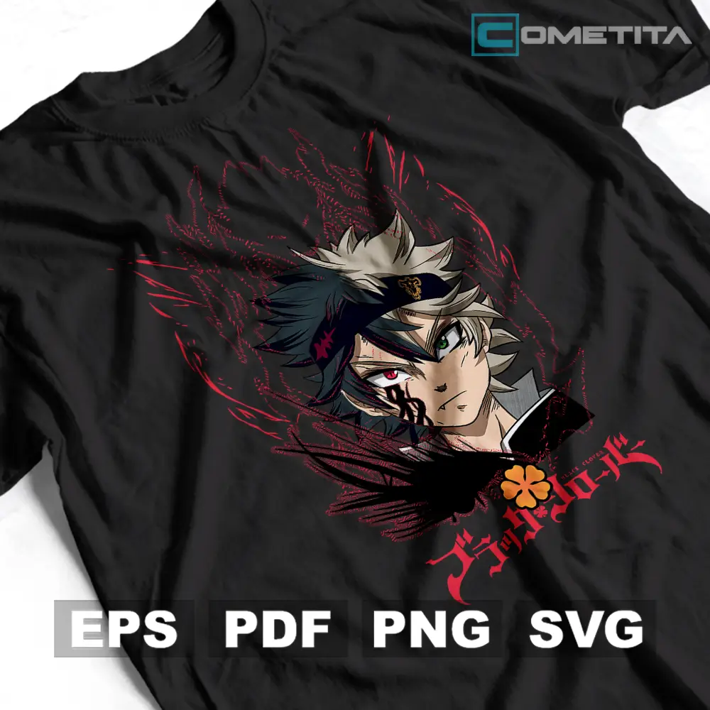Asta de Black Clover 2 — Vector Anime Para Imprimir, Sublimar y Más