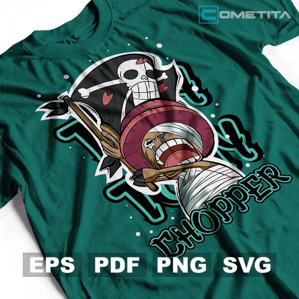 Tony Tony Chopper de One Piece 2 — Vector Anime Para Imprimir, Sublimar y Más