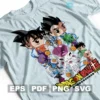 Dragon Ball Super — Vector Funko Para Imprimir, Sublimar, Estampar y Más (EPS, PDF, PNG y SVG)