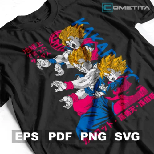 Dragon Ball Z Kakarot — Vector Anime Para Imprimir, Sublimar, Estampar y Más (EPS, PDF, PNG y SVG)