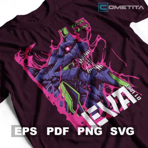 Evangelion F Type — Vector Anime Para Imprimir, Sublimar, Estampar y Más (EPS, PDF, PNG y SVG)
