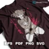 Himiko Toga de My Hero Academia — Vector Anime Para Imprimir, Sublimar, Estampar y Más (EPS, PDF, PNG y SVG)
