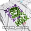 Hulk de Marvel — Vector Funko Para Imprimir, Sublimar, Estampar y Más (EPS, PDF, PNG y SVG)