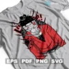 Vector Anime Monkey D. Luffy de One Piece Vendas — Vector Anime Para Imprimir, Sublimar, Estampar y Más (EPS, PDF, PNG y SVG)
