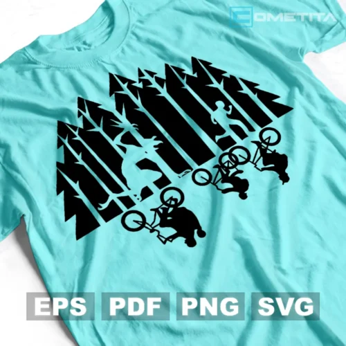 Demogorgon Bosque de Stranger Things — Vector Para Imprimir, Sublimar, Estampar y Más (EPS, PDF, PNG y SVG)