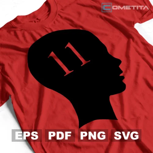 Eleven de Stranger Things — Vector Para Imprimir, Sublimar, Estampar y Más (EPS, PDF, PNG y SVG)
