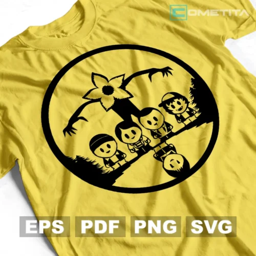 Stranger Things South Park — Vector Para Imprimir, Sublimar, Estampar y Más (EPS, PDF, PNG y SVG)