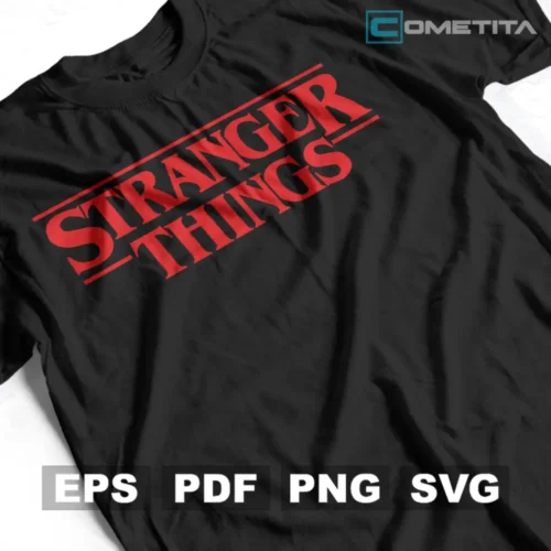 Logo de Stranger Things — Vector Para Imprimir, Sublimar, Estampar y Más (EPS, PDF, PNG y SVG)