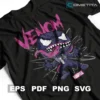 Venom de Marvel — Vector Funko Para Imprimir, Sublimar, Estampar y Más (EPS, PDF, PNG y SVG)