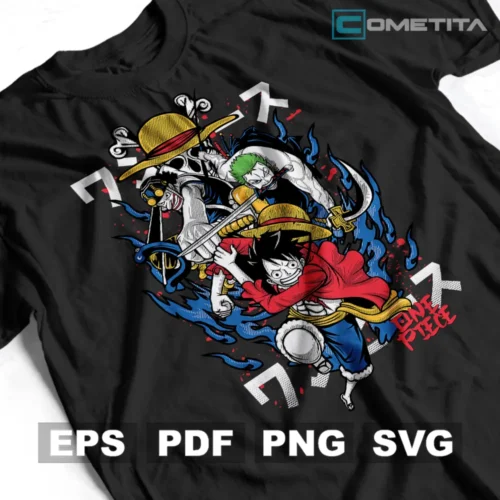 Personajes de One Piece — Vector Anime Para Imprimir, Sublimar, Estampar y Más (EPS, PDF, PNG y SVG)