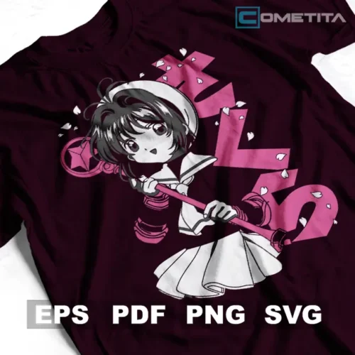 Cardcaptor Sakura — Vector Anime Para Imprimir, Sublimar, Estampar y Más (EPS, PDF, PNG y SVG)