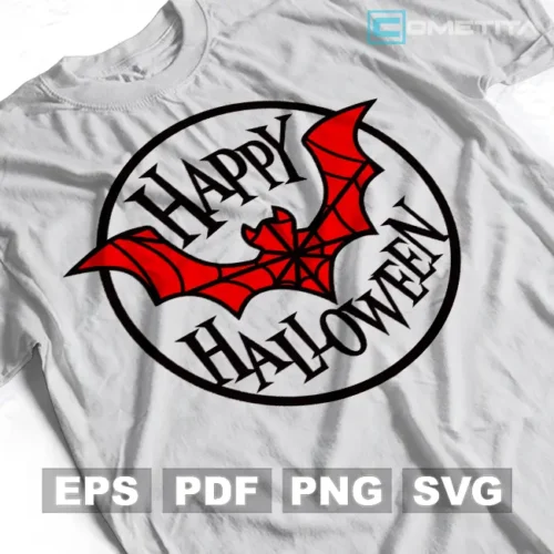 Happy Halloween — Vector de Halloween para imprimir, sublimar, estampar y más (EPS, PDF, PNG y SVG)