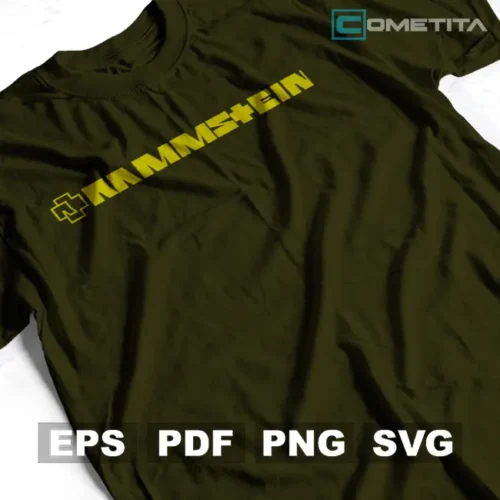Logo de Rammstein Ocre — Vector Musical para imprimir, sublimar, estampar y más (EPS, PDF, PNG y SVG)