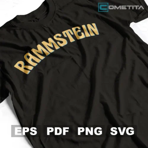 Logo de Rammstein Retro — Vector Musical para imprimir, sublimar, estampar y más (EPS, PDF, PNG y SVG)
