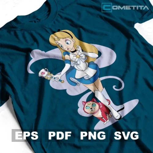 Alicia Sailor Moon — Vector Anime Para Imprimir, Sublimar, Estampar y Más (EPS, PDF, PNG y SVG)