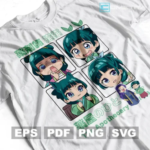 Apothecary Diaries — Vector Anime Para Imprimir, Sublimar, Estampar y Más (EPS, PDF, PNG y SVG)